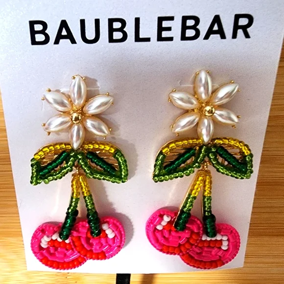 Baublebar cherry earrings - Picture 1 of 5